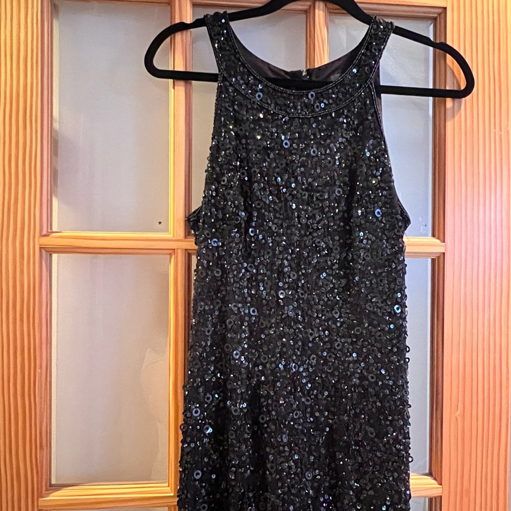 Adrianna Papell Stretch Sequin Cocktail Dress